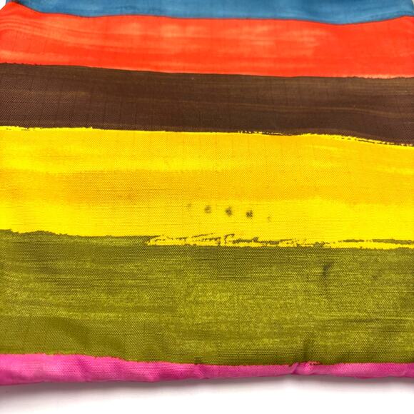 LeSportsac Multicolor Bag 3 Zip Crossbody Purse Rainbow Striped Boho Retro Y2K - Picture 5 of 9